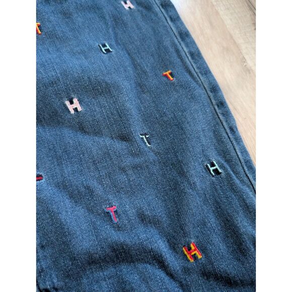 Tommy Hilfiger Women’s Embroidered Vintage Boyfriend Denim Jeans – Size 0 (A6) - Picture 4 of 13
